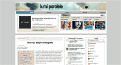 Desktop Screenshot of lumiparalele.ro